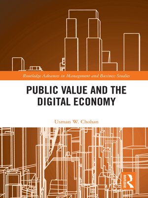 cover image of Public Value and the Digital Economy